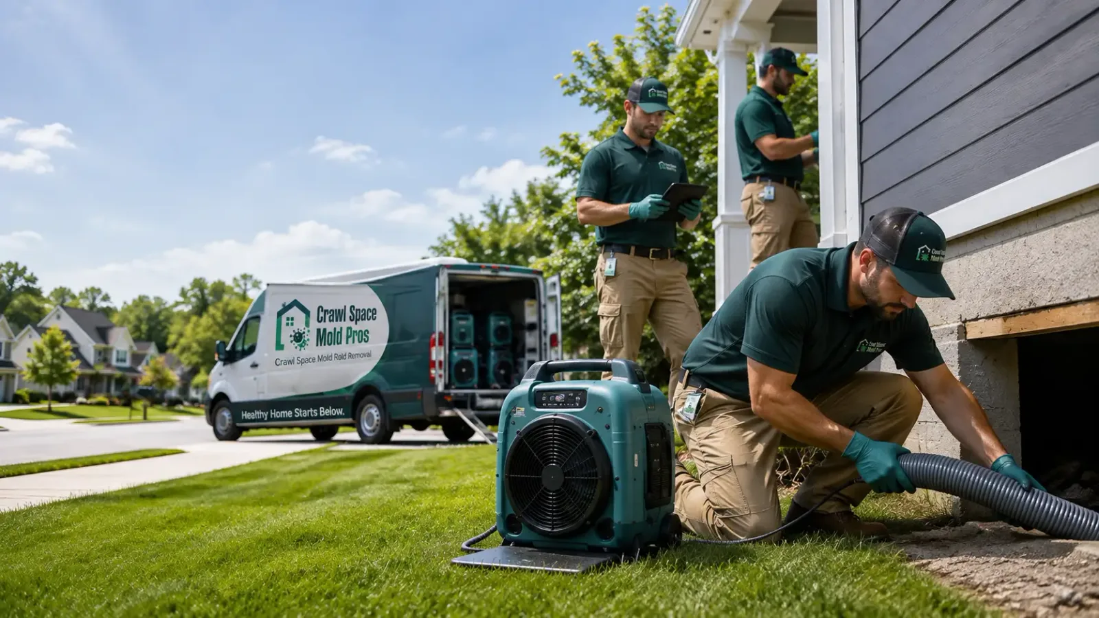 Crawl Space Mold Removal in Wasco, OR